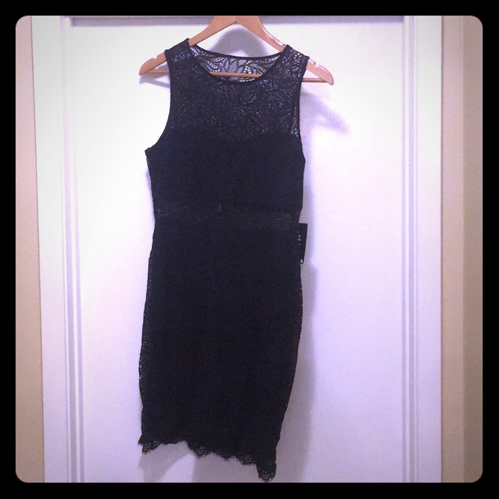 Sheer Lace Party Dress